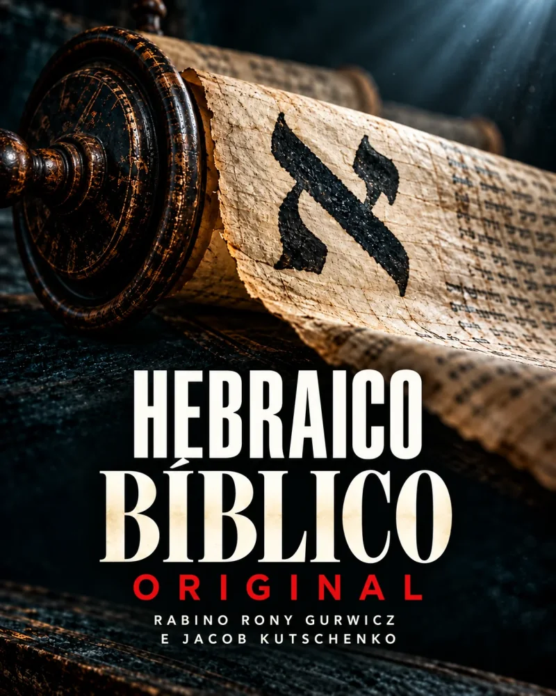 Hebraico Bíblico Original: pergaminho com a letra Alef, Rabino Rony Gurwicz e Jacob Kutschenko
